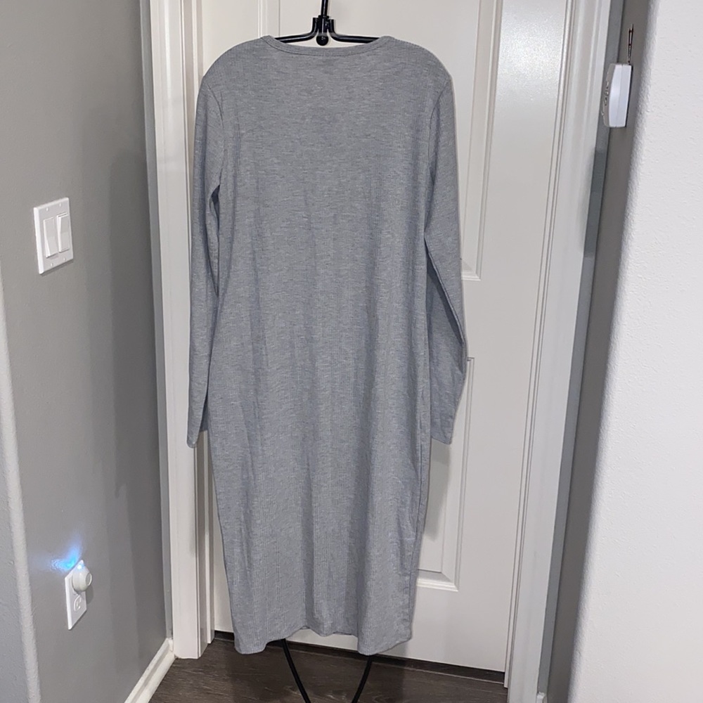 Wild Fable Ribbed Long Fitted Dress - Picture 4 of 10